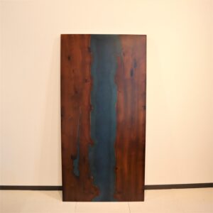 レジンダイニングテーブル  (ブルー)-②  幅160cm